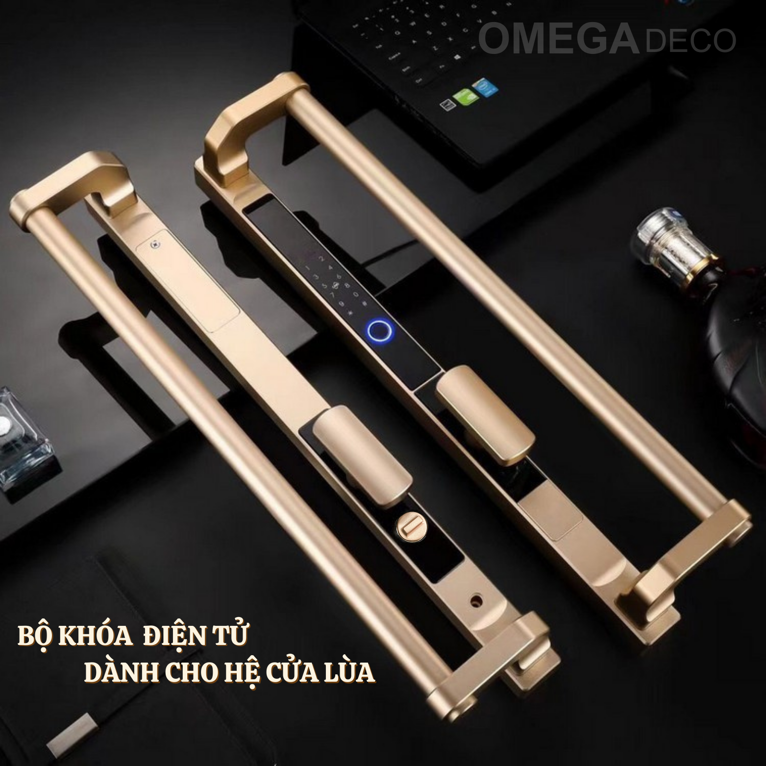 Bộ khoá điện tử dùng cho cửa lùa
