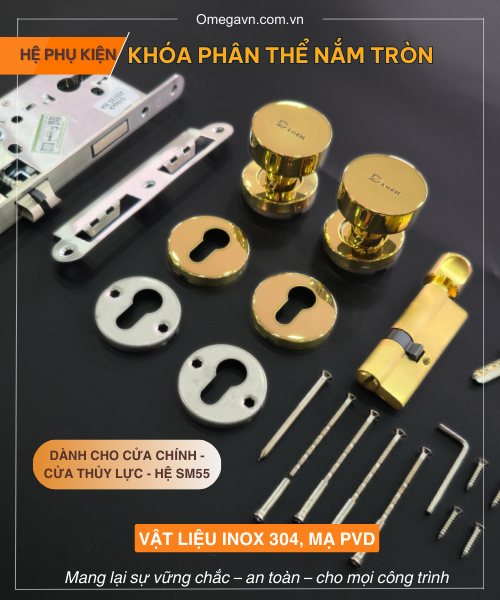Khóa Phân Thể Nắm Tròn D-Lock