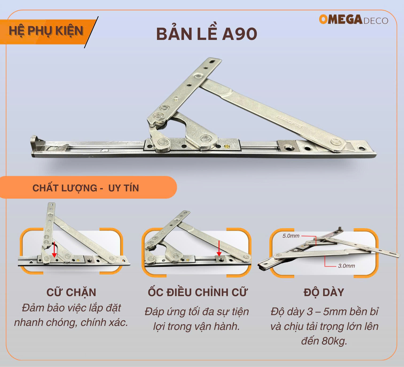 Bản lề A90