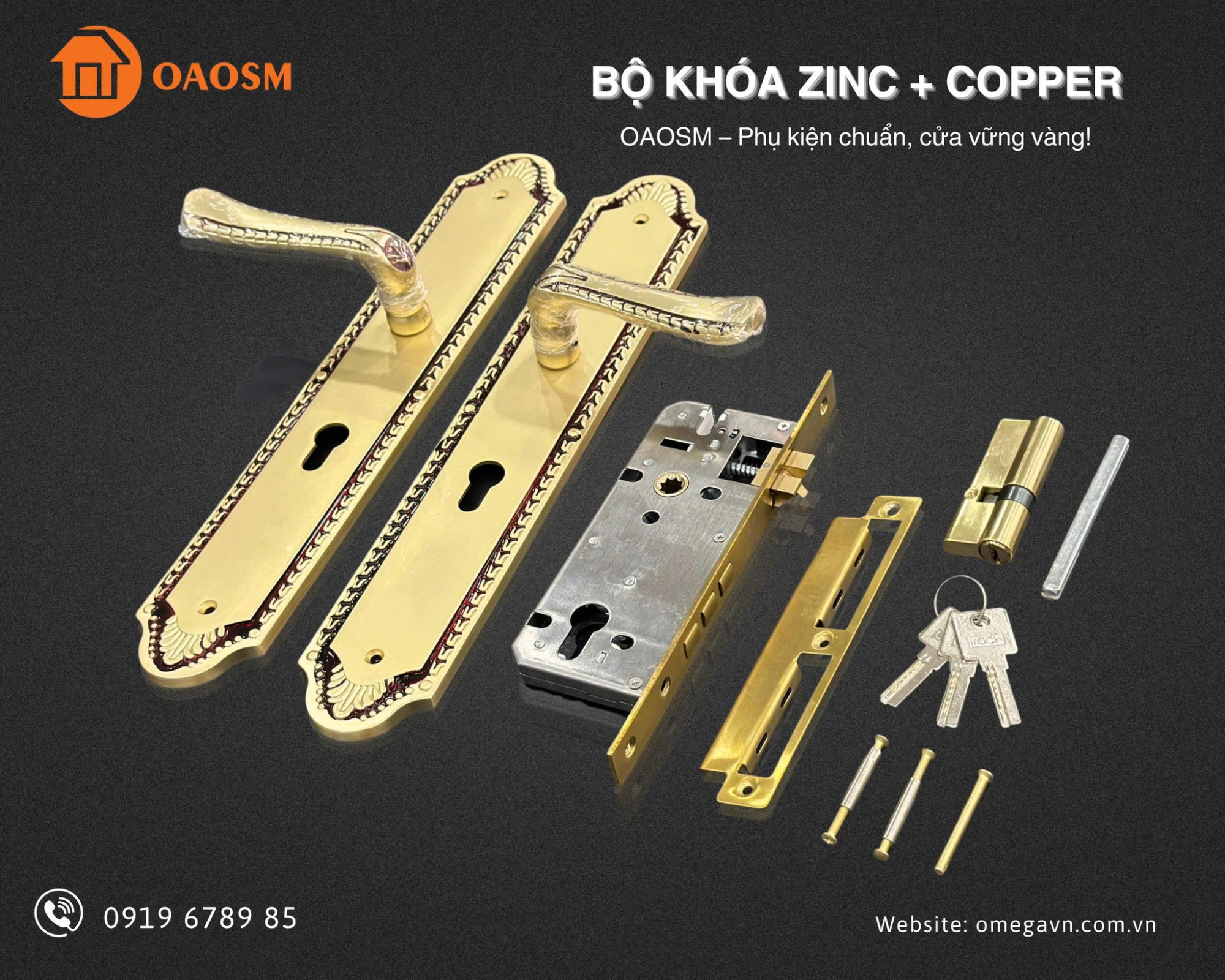 Bộ Khóa Zinc + Copper