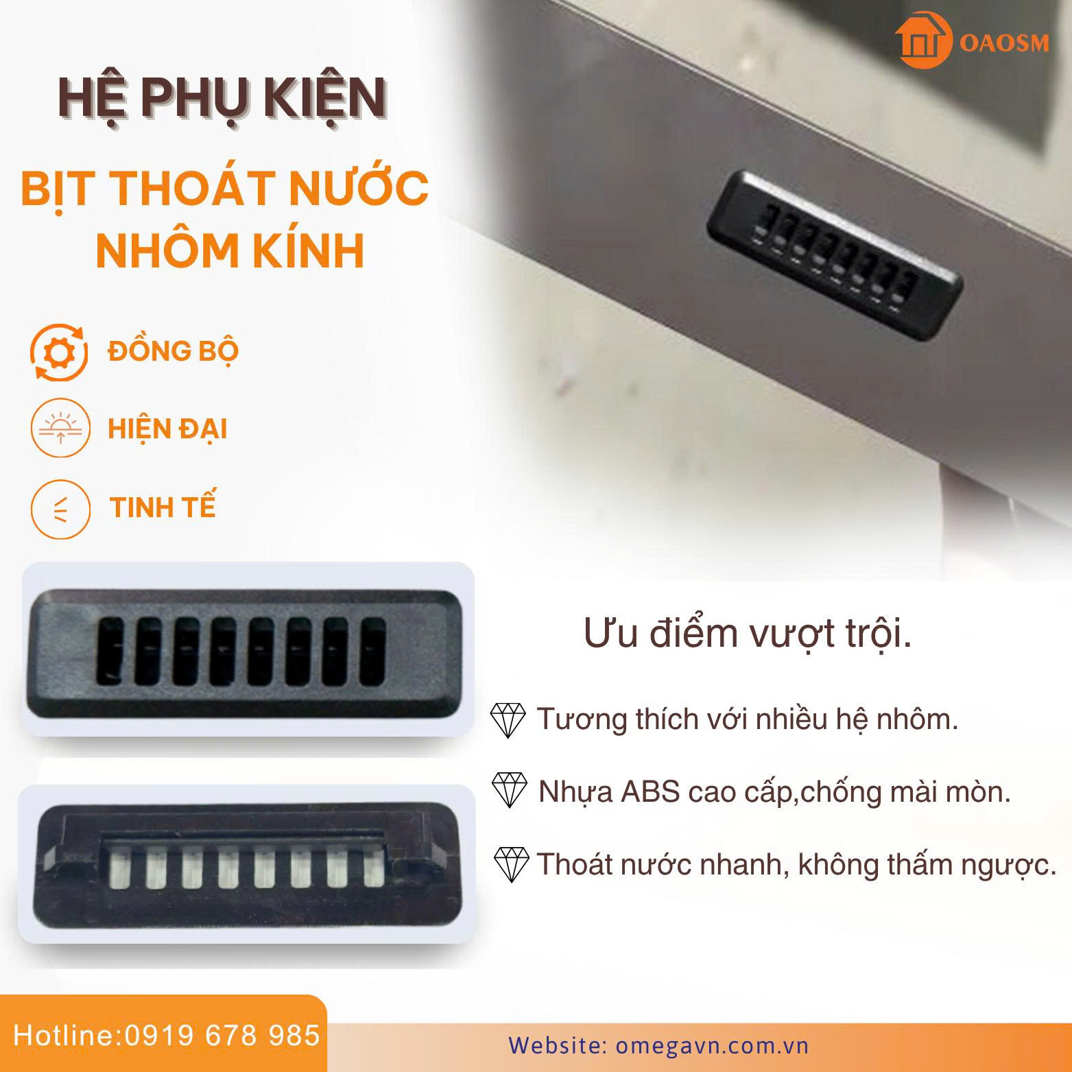 Bịt Thoát Nước Nhôm Kính